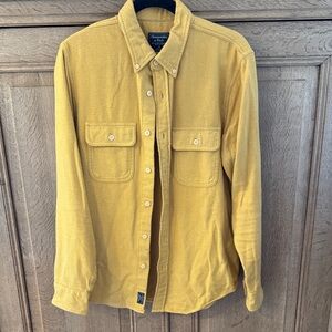 Abercrombie Men's Mustard Shirt Jacket